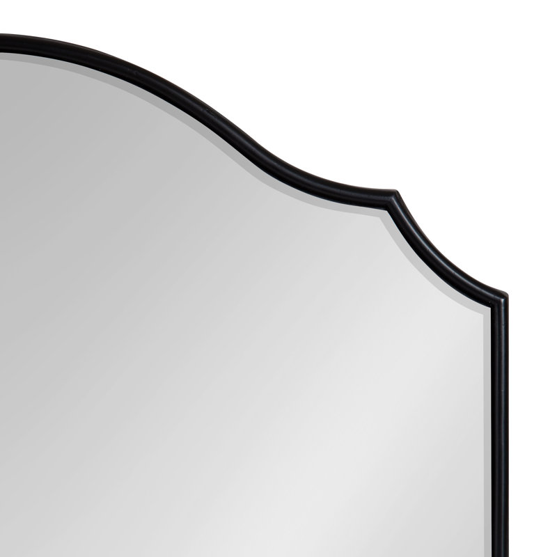 Aleeza Arch Mirror, 18" x 24", Black