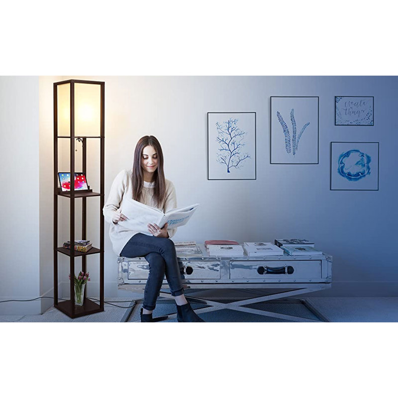 16.1'' LED Column Floor Lamp Set