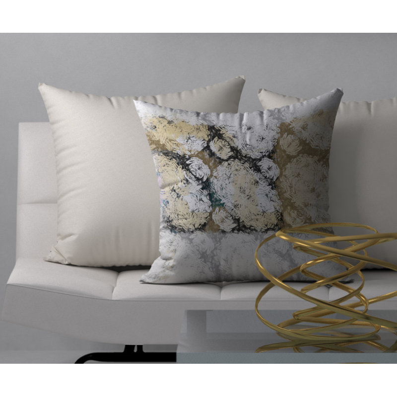 Floral Reversible Throw Pillow, 18" x 18"