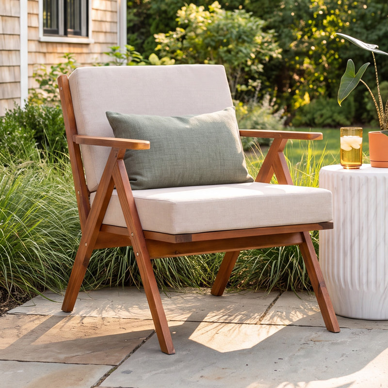 Jose Acacia Outdoor Lounge Chair