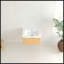 Meuble-lavabo flottant mural de 24 po avec rebord incurvé, finition noyer naturel et lavabo en céramique pour les espaces compacts-1996291596-1996291599