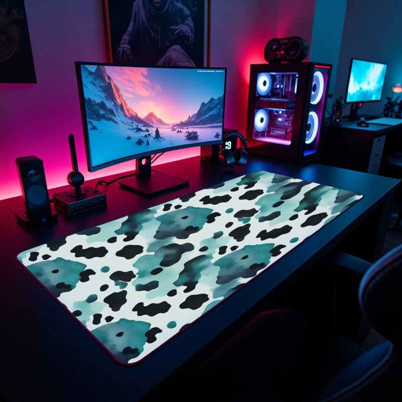 Polyester Desk Pad, 31.5x15.5