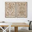 «Mid-Century Yellow Grey», 2 pièces sur toile-99015717-99015716