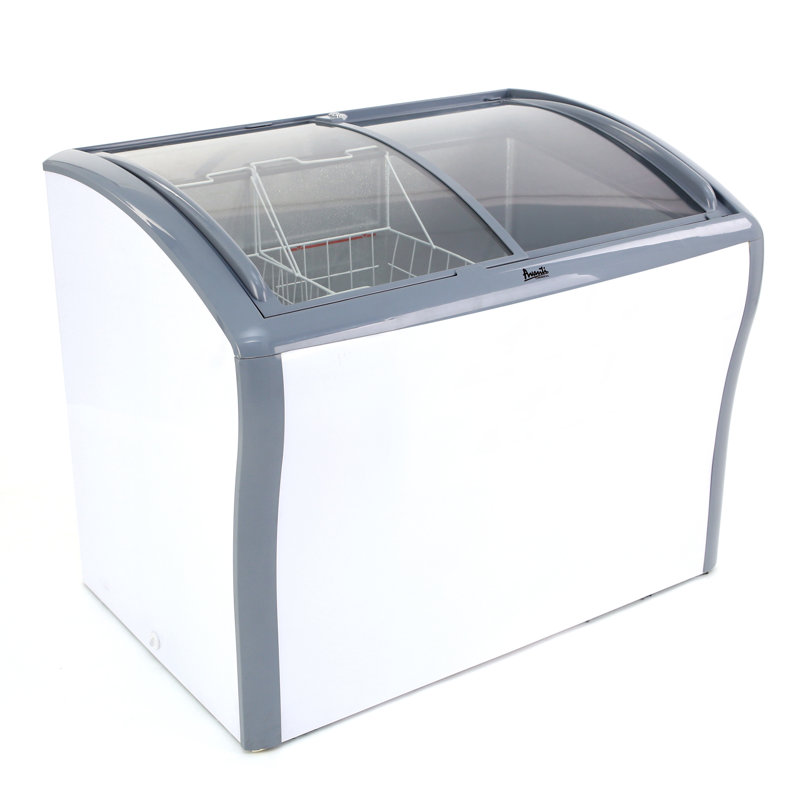 Avanti 9.5 cu. ft. White Glass Top Commercial Freezer/Refrigerator