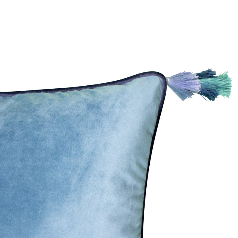 Coussin Edie, Bleu sarcelle