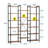 Matteo Bookcases And Bookshelves Triple Wide 6 Tiers Modern Bookshelf,Etagere Bookshelf Open Display Shelves With Metal Frame For Living Room Bedroom Home Office