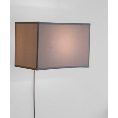 11'' H x 10'' W Silk Rectangle Wall Sconce Shade