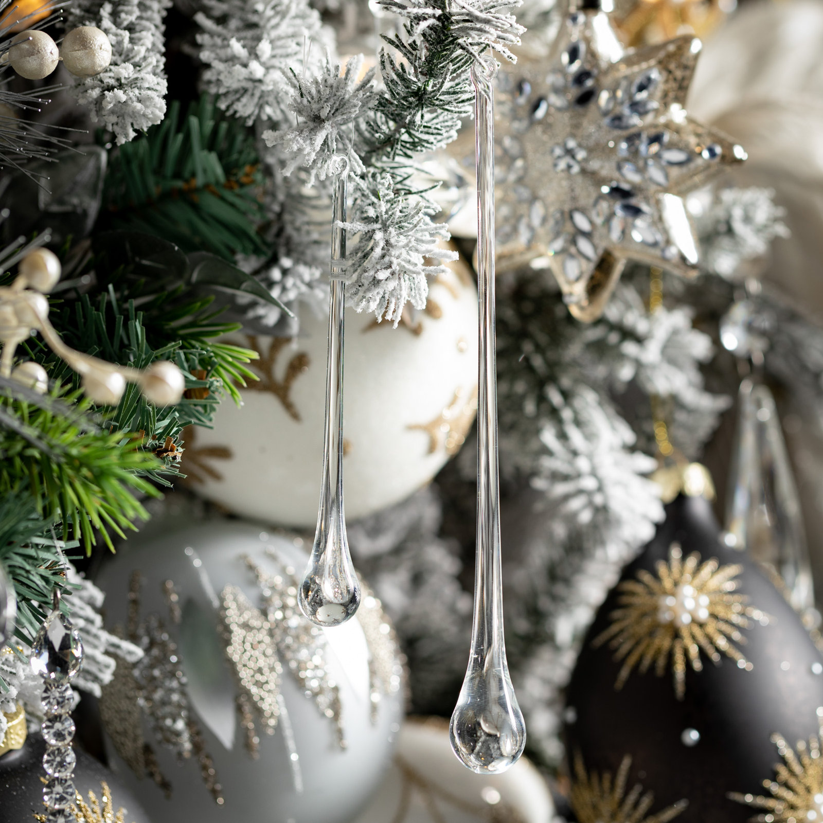 7'' Glass Finial Ornament