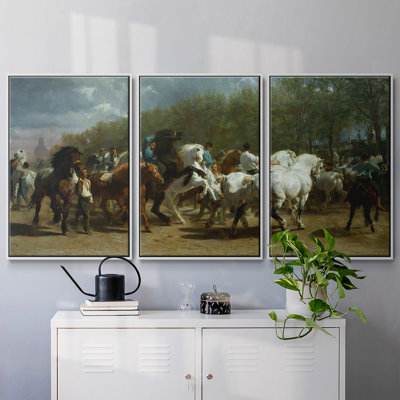 The Horse Fair - Toile encadrée multi-pièces