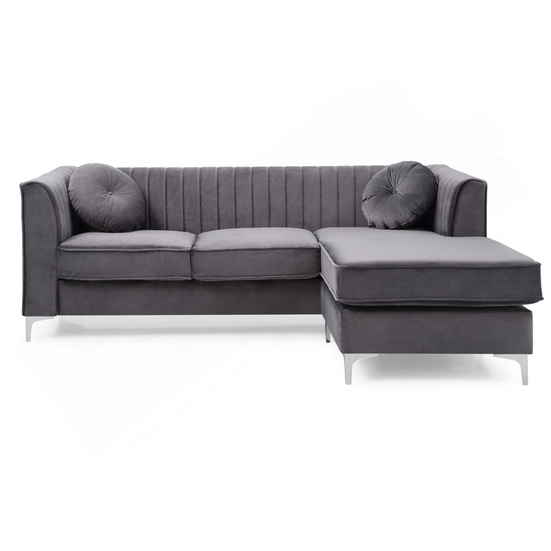 Canapé Delray G790B-SC (3 boîtes), GRIS, Gris