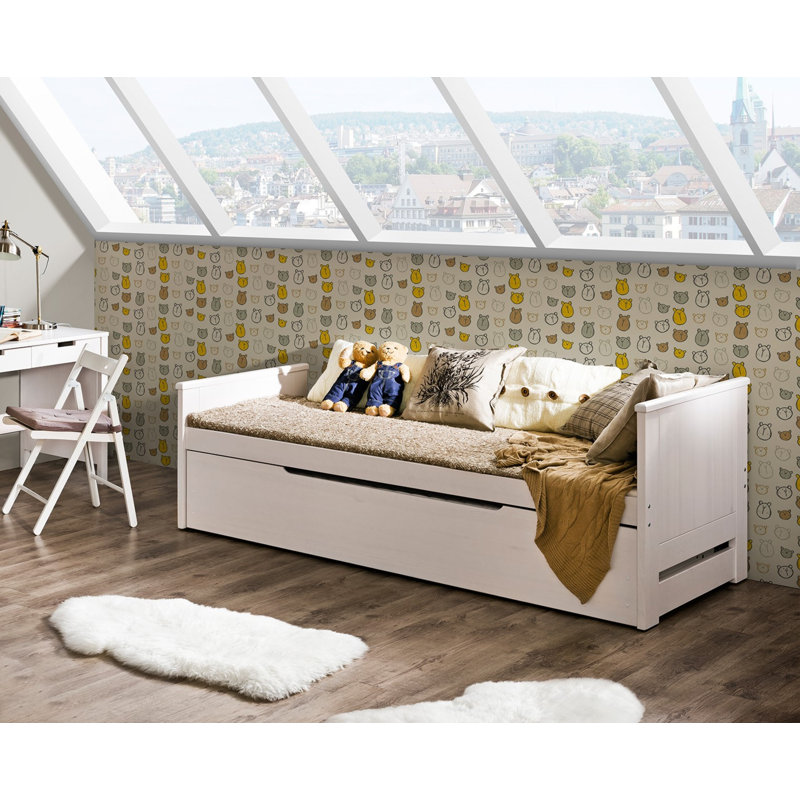 Borge 90 X 200cm Solid Wood Storage Bed