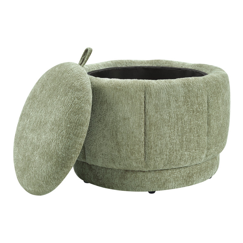 Deambra Storage Ottoman, Spring Green