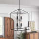 Ellis 8 Light Metal Dimmable Lantern Chandelier