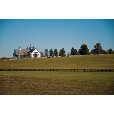 Stable At Keenland - Wrapped Canvas Print