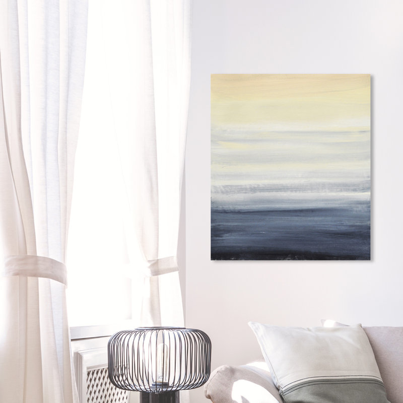 Brouillard de mer vertical - reproduction sur toile, H 36 po x l 30 po x P 1,5 po