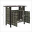 Table basse d'extérieur, organisateur d'armoire de rangement pour serviettes d'extérieur, table de bar d'extérieur