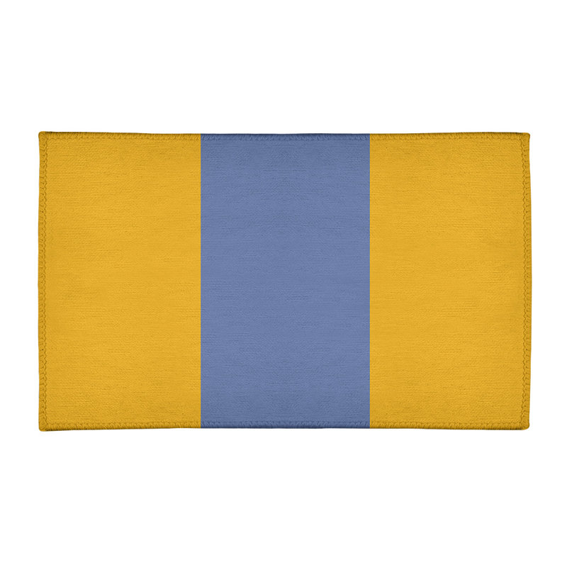 Chenille Striped Indoor Rug, Rectangle 2' x 3'