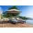 Outdoor Polyethylene (PE) Wicker Chaise Lounge, Patio Single Chaise With Cushions For Backyard/Poolside/Garden-1032773027