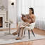 color 125kg Load Capacity Modern Accent Chair with Wing Side and Metal Legs-1691054899-1691054902