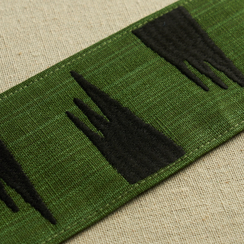 Garniture tutsi Schumacher x David Kaihoi, Vert