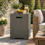 Table d'appoint Aprethik pour réservoir de propane de 20 lb avec poignées-621413564