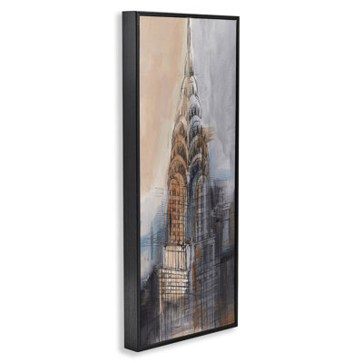  City Tower Sketch Framed Giclee Art by Ethan Harper