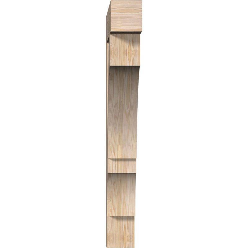 H 5,5 l, Sapin de Douglas lisse, L 5 1/2 po x P 34 po x H 46 po