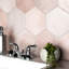 Carreau de porcelaine aspect pierre Hex 7 po x 8 po Heritage-55166508