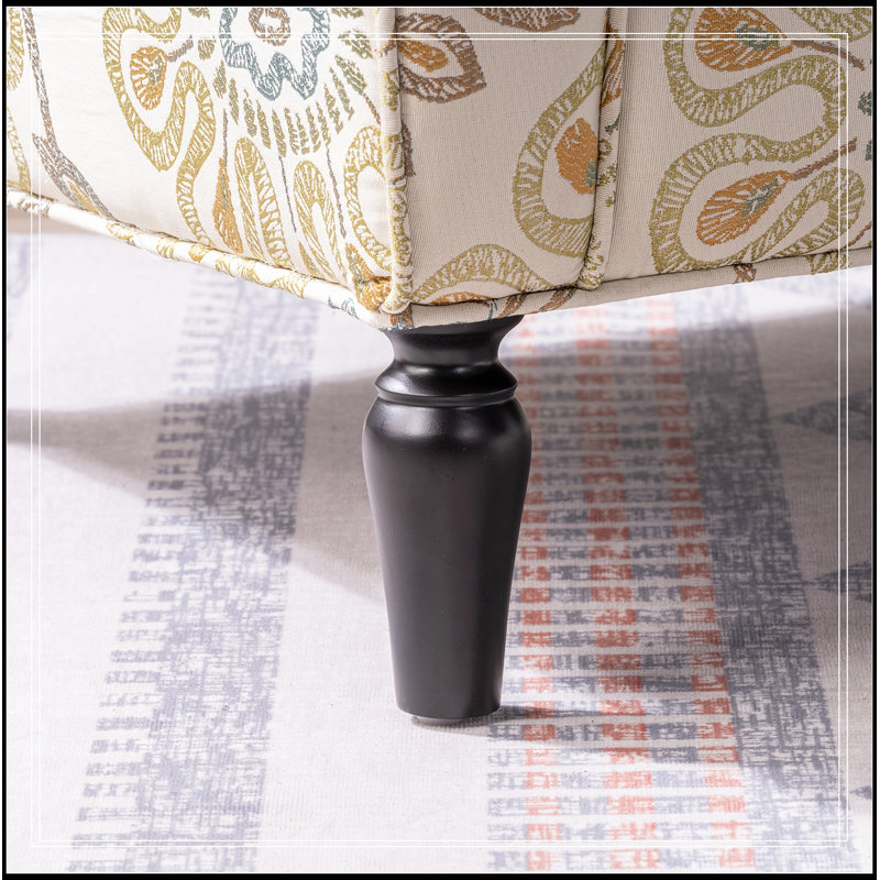 Fauteuil d'appoint avec pieds robustes