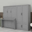 Lit escamotable mural avec placard-1350451816