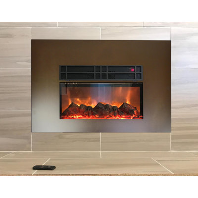 Electric Fireplace Insert with 5000 BTU