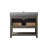 Keri 42'' Single Bathroom Vanity with Blue Limestone Top-2046329547