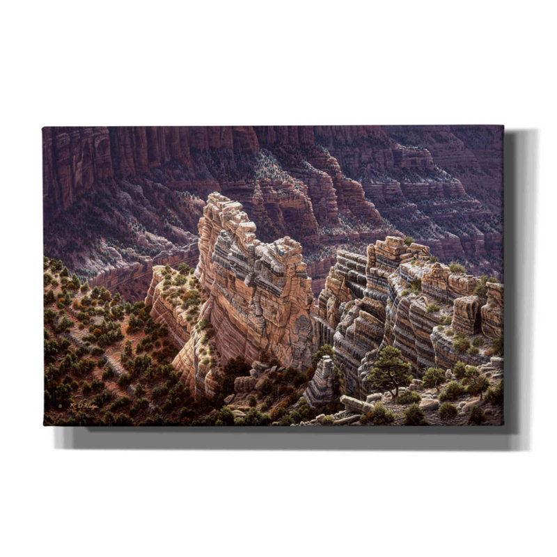«Heaven's Light» par R. Hed, art mural sur toile, H 26 po x l 40 po x P 1,5 po