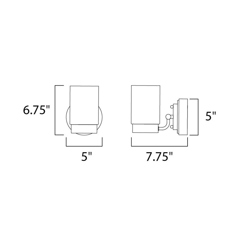 Caverly LED Flush Mounted Sconce