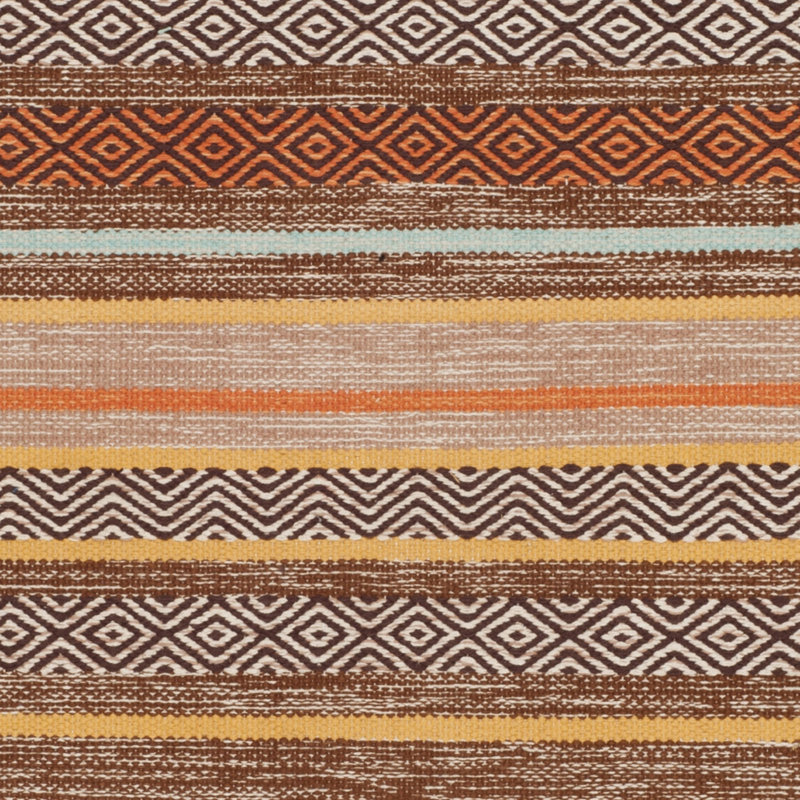 Montauk Hand Woven Cotton Striped Rug, Rectangle 2'6" x 4'