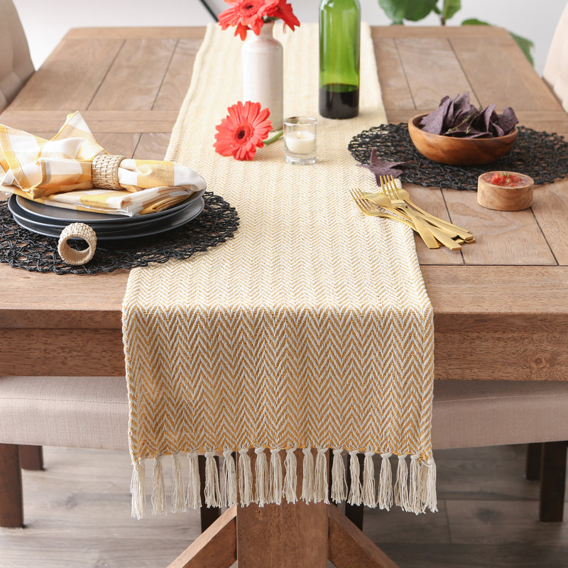 Desta Solid Table Runner,  108'' x 15'', Nautical Blue