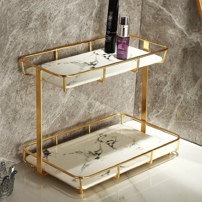 Plateau de rangement Elegant, Gold