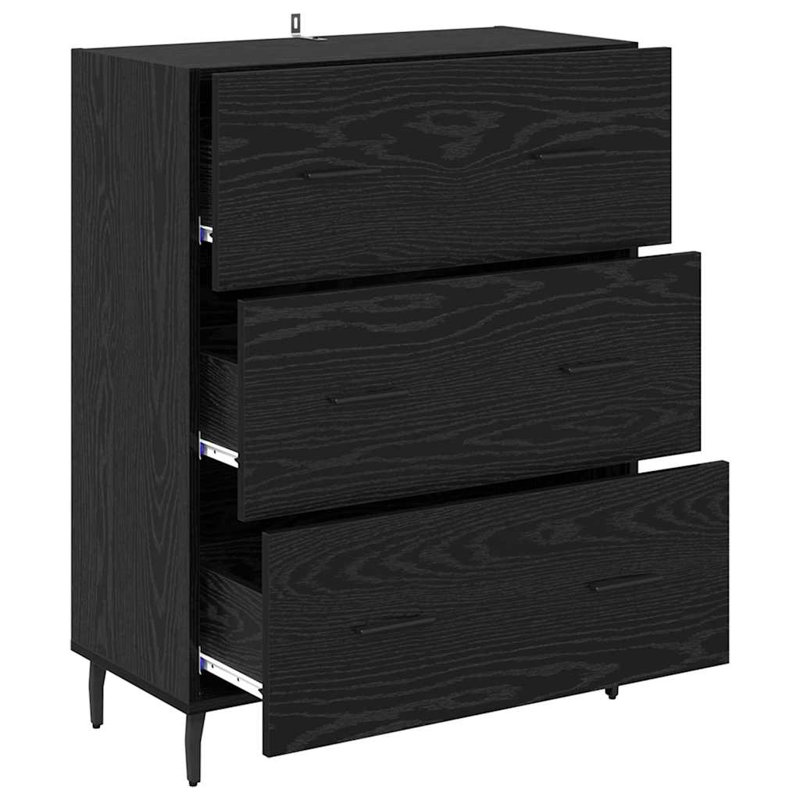 Sideboard Accent Chest, Black Oak