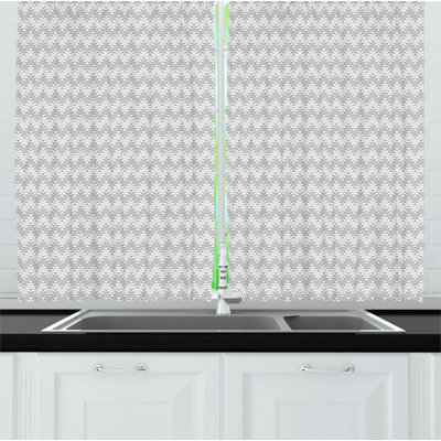 Chevron Tailored Kitchen Curtain
