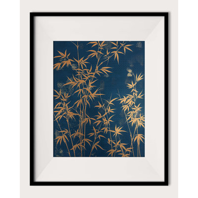 " Indigo Bamboo " on Paper