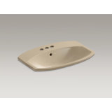 Cimarron® Vitreous China Rectangular Drop-In Bathroom Sink with Overflow