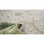 Artisan Power Loomed Wool/Nylon Oriental Area Rug in White/Ivory/Brown-386499659