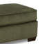 Repose-pieds de salon Roundhill Furniture Marvella avec revêtement en chenille Mosswood