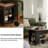 Solid Wood Rotating Mobile Side Table
