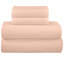 Ensemble de draps 100% coton à densité de tissage 300 fils Royale Linens - 4 draps - 1 housse, 1 drap plat et 2 taies d'oreiller - Ensemble de draps doux-114665928-114665932