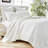 Greenland Home Fashions Monterrey Antique White 2-Piece Twin Size Quilt Set 68x88 + 20x26-424953401-424953403
