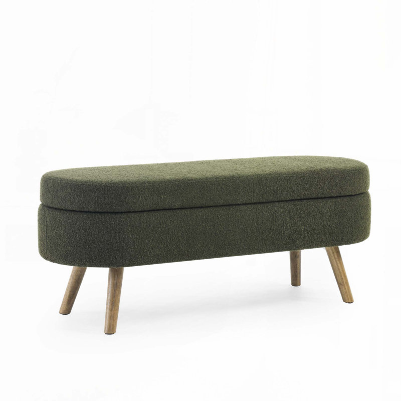 Repose-pieds avec rangement Faringdon, Vert