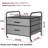Mini Fridge Stand With Storage, 2 Drawer Dorm Fridge Cart, Organizer Unit For Mini Fridge, Fridge Stand Table, -1831367530