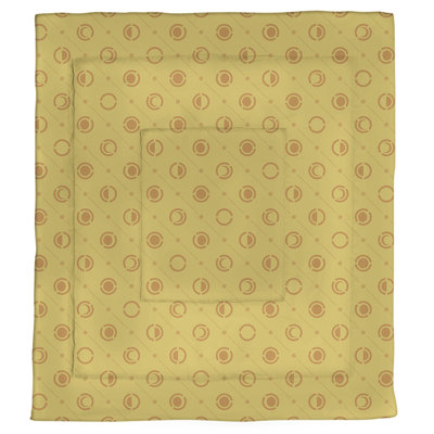 Édredon simple réversible en microfibre à deux couleurs Moon phases