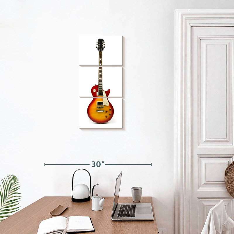 Guitare électrique classique, H 27 po x l 12 po